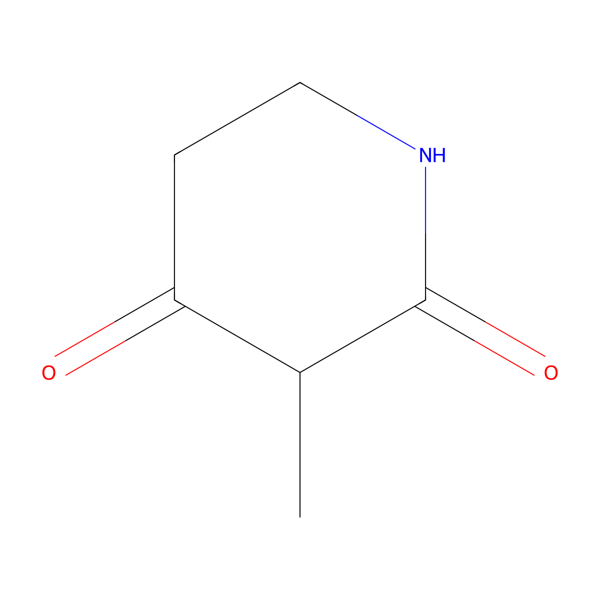 3-Methylpiperidine-2,4-dione molecular structure, CAS 1547067-72-0
