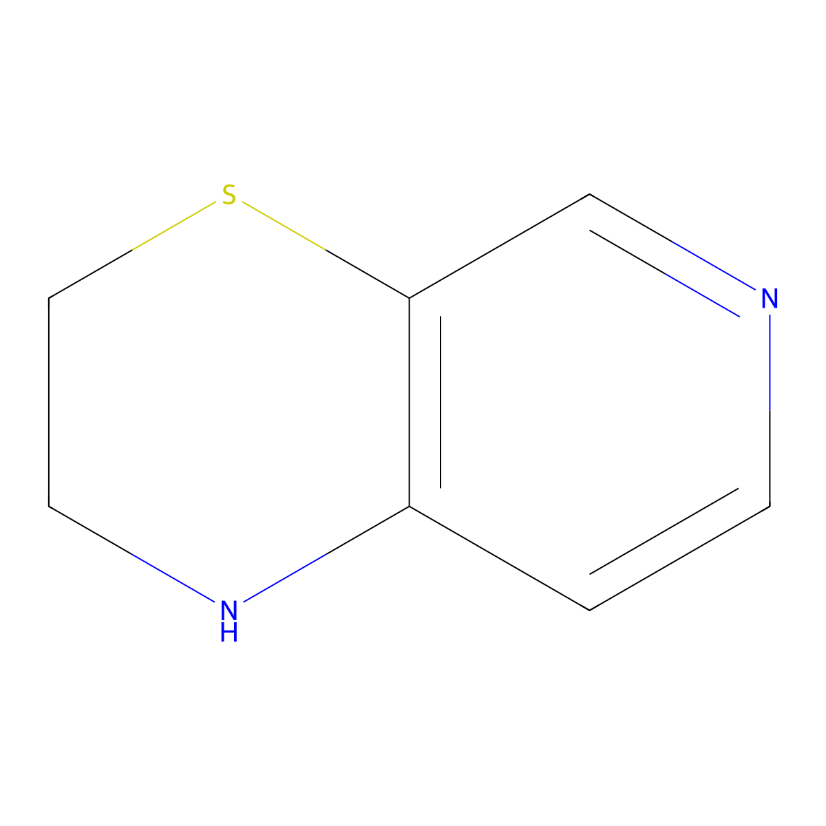 2,3-dihydro-1H-pyrido[3,4-b][1,4]thiazine molecular structure, CAS 1547067-76-4