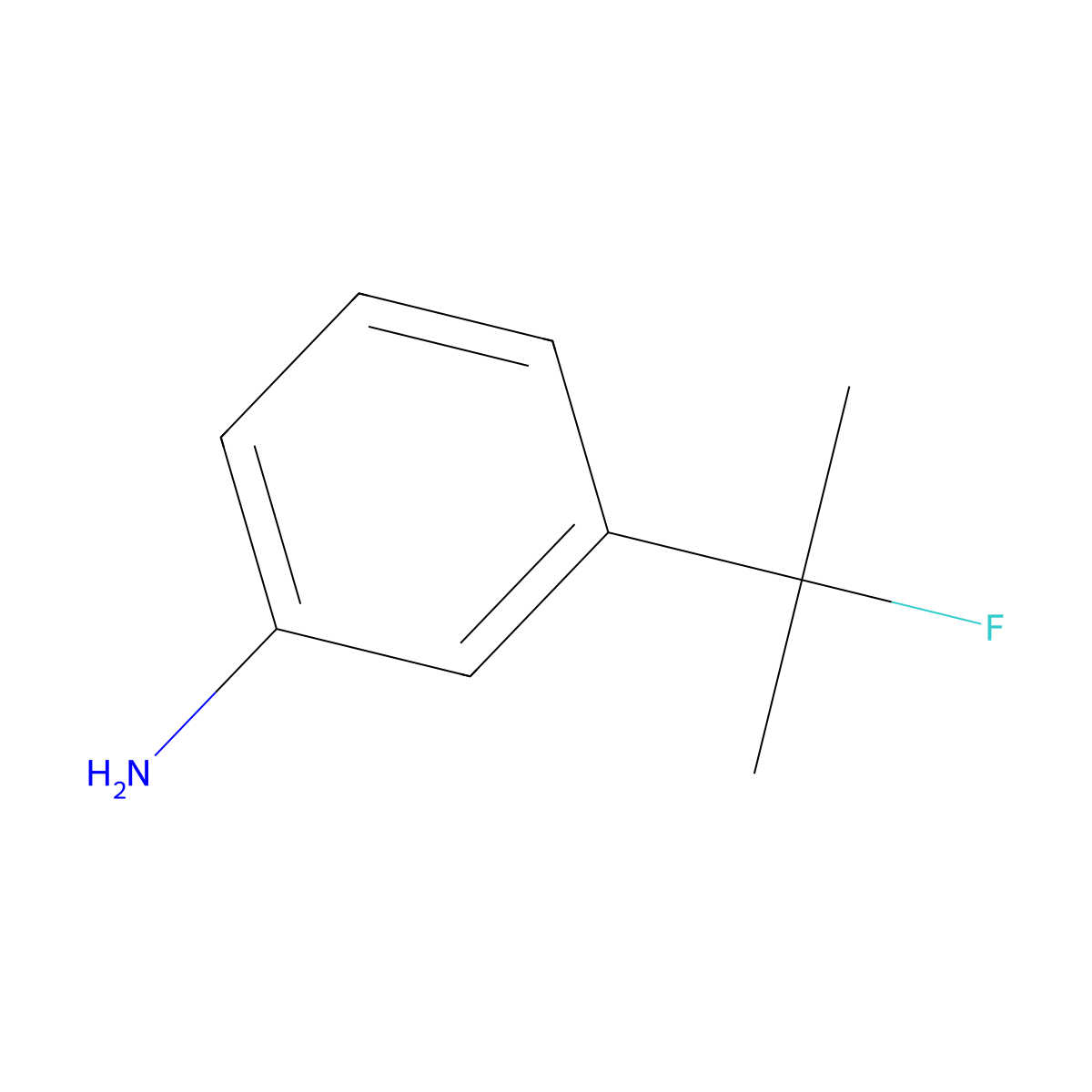 3-(2-Fluoropropan-2-YL)aniline molecular structure, CAS 1547076-59-4