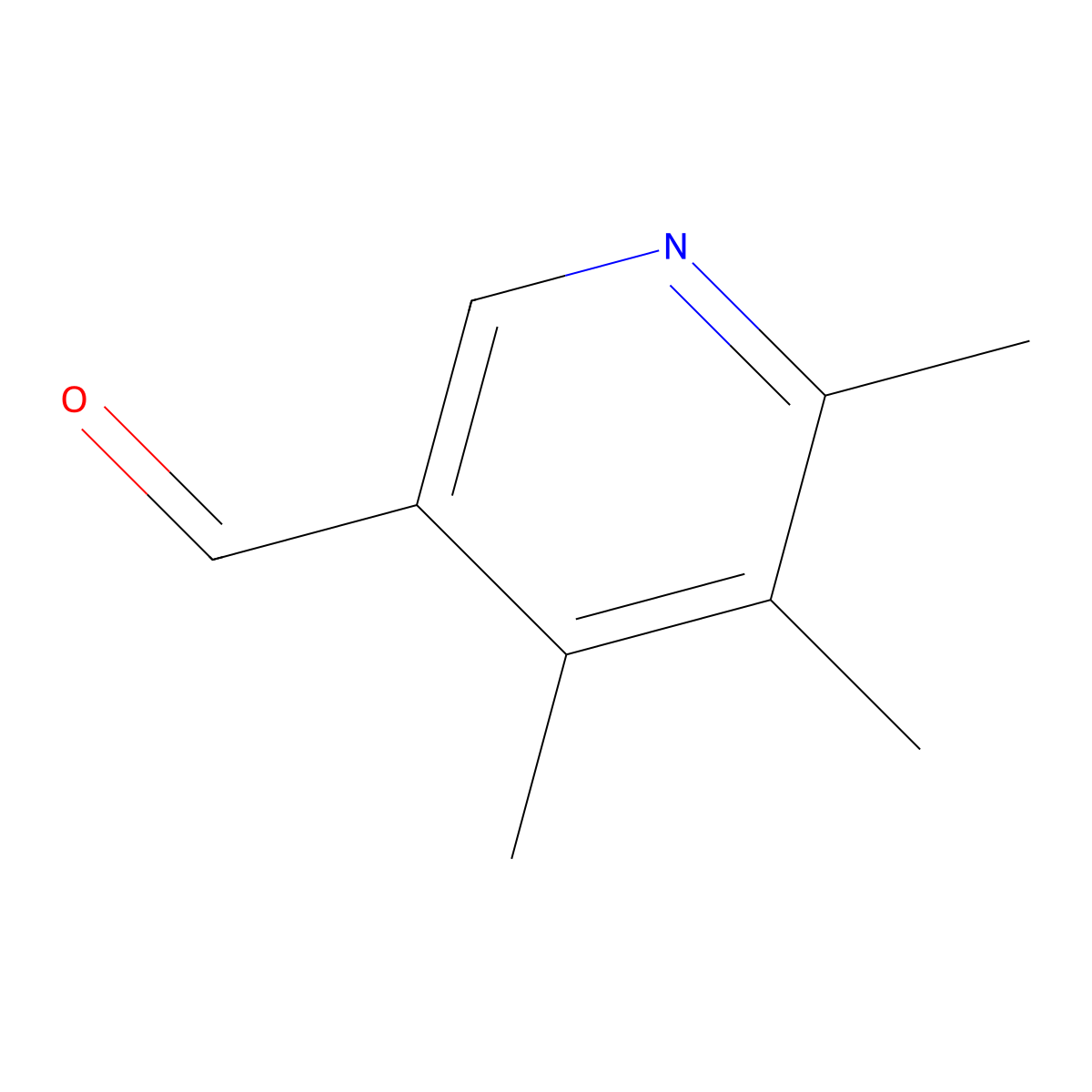 4,5,6-Trimethylnicotinaldehyde molecular structure, CAS 1547108-52-0
