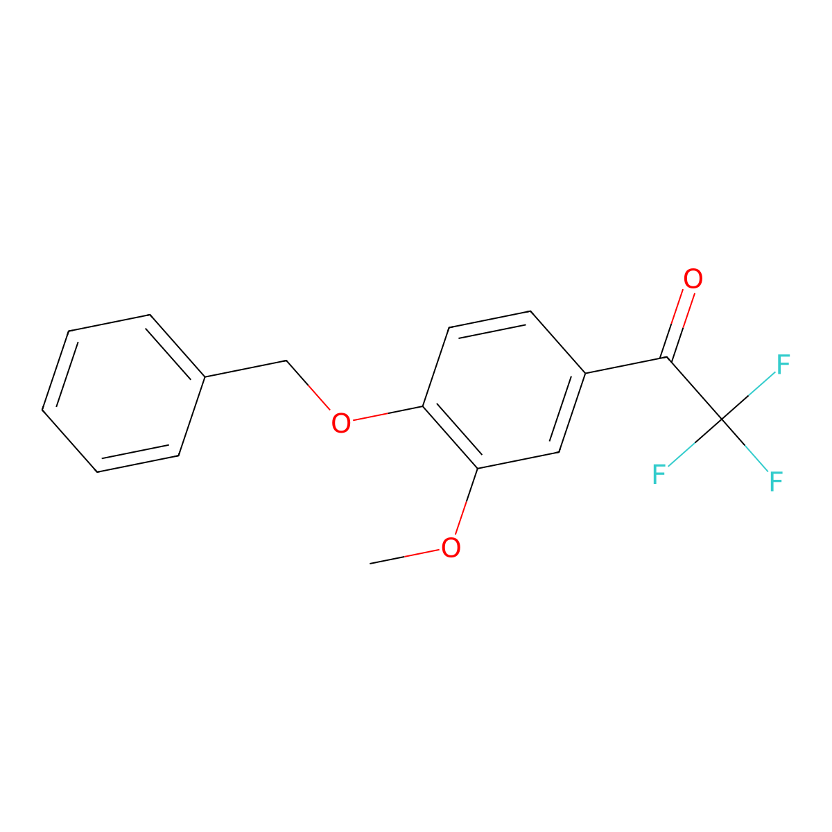 1-(4-(Benzyloxy)-3-methoxyphenyl)-2,2,2-trifluoroethanone molecular structure, CAS 1547137-17-6
