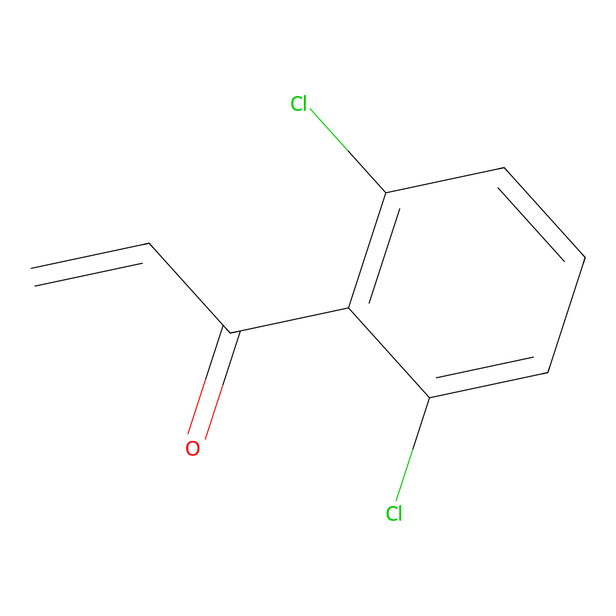 1-(2,6-Dichlorophenyl)prop-2-en-1-one molecular structure, CAS 1547150-34-4