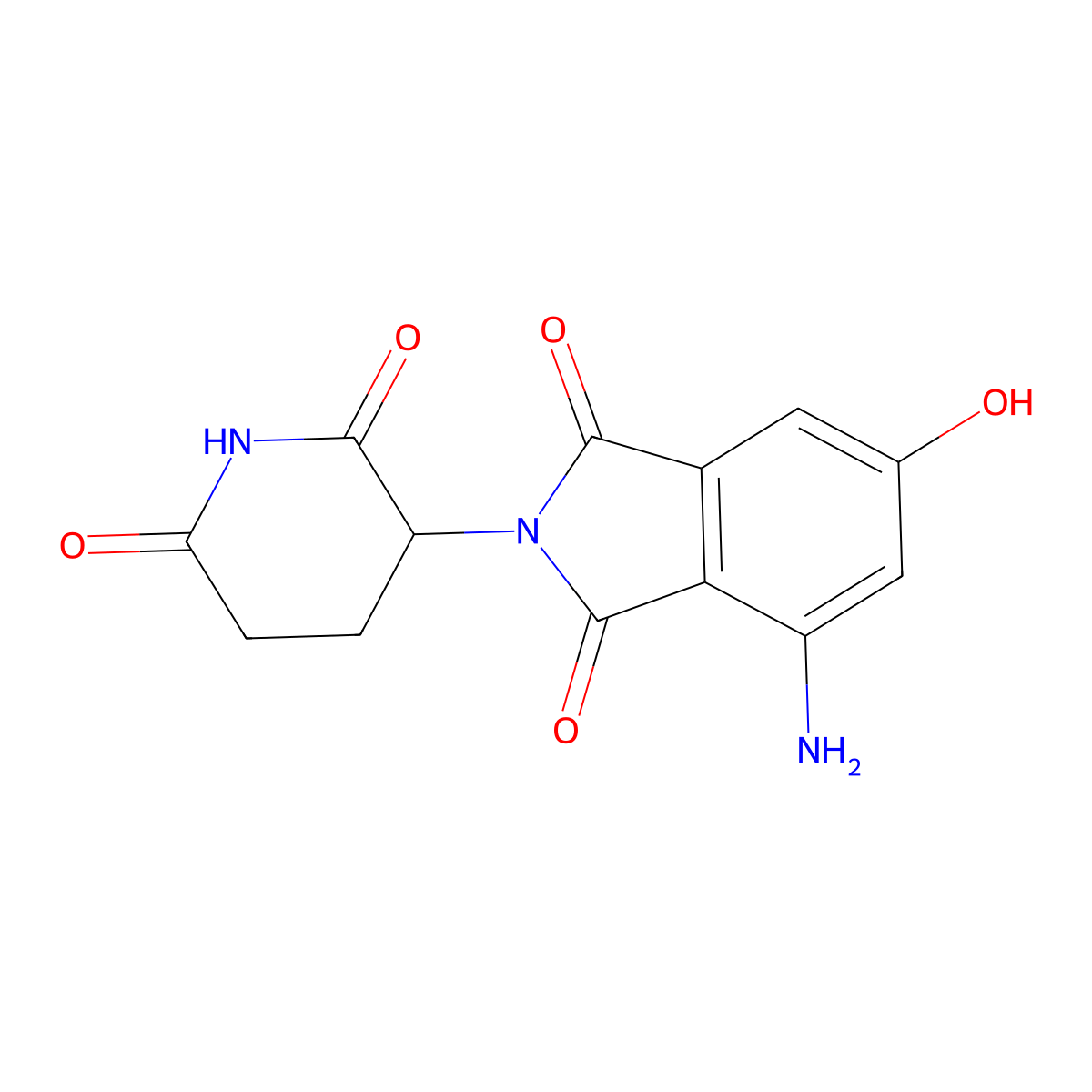 Pomalidomide-6-OH molecular structure, CAS 1547162-44-6