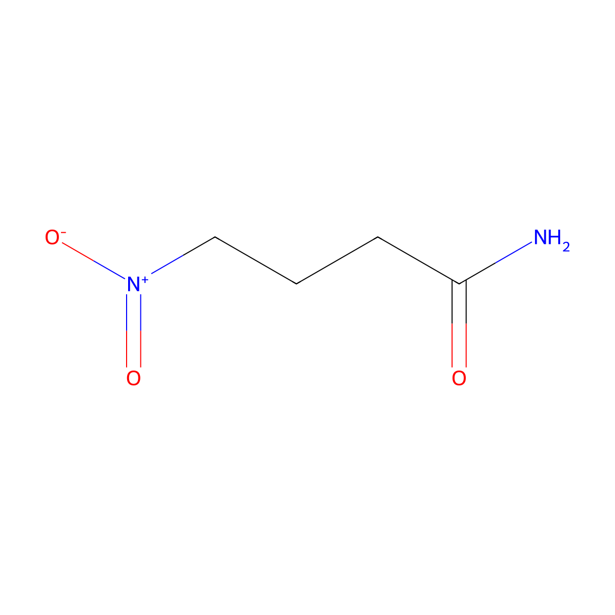 Butyramide, 4-nitro- molecular structure, CAS 15473-27-5