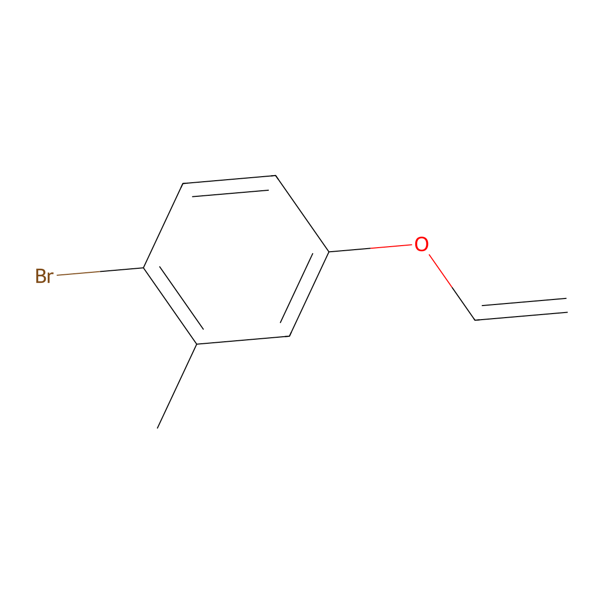 1-Bromo-4-(ethenyloxy)-2-methylbenzene molecular structure, CAS 1547364-76-0