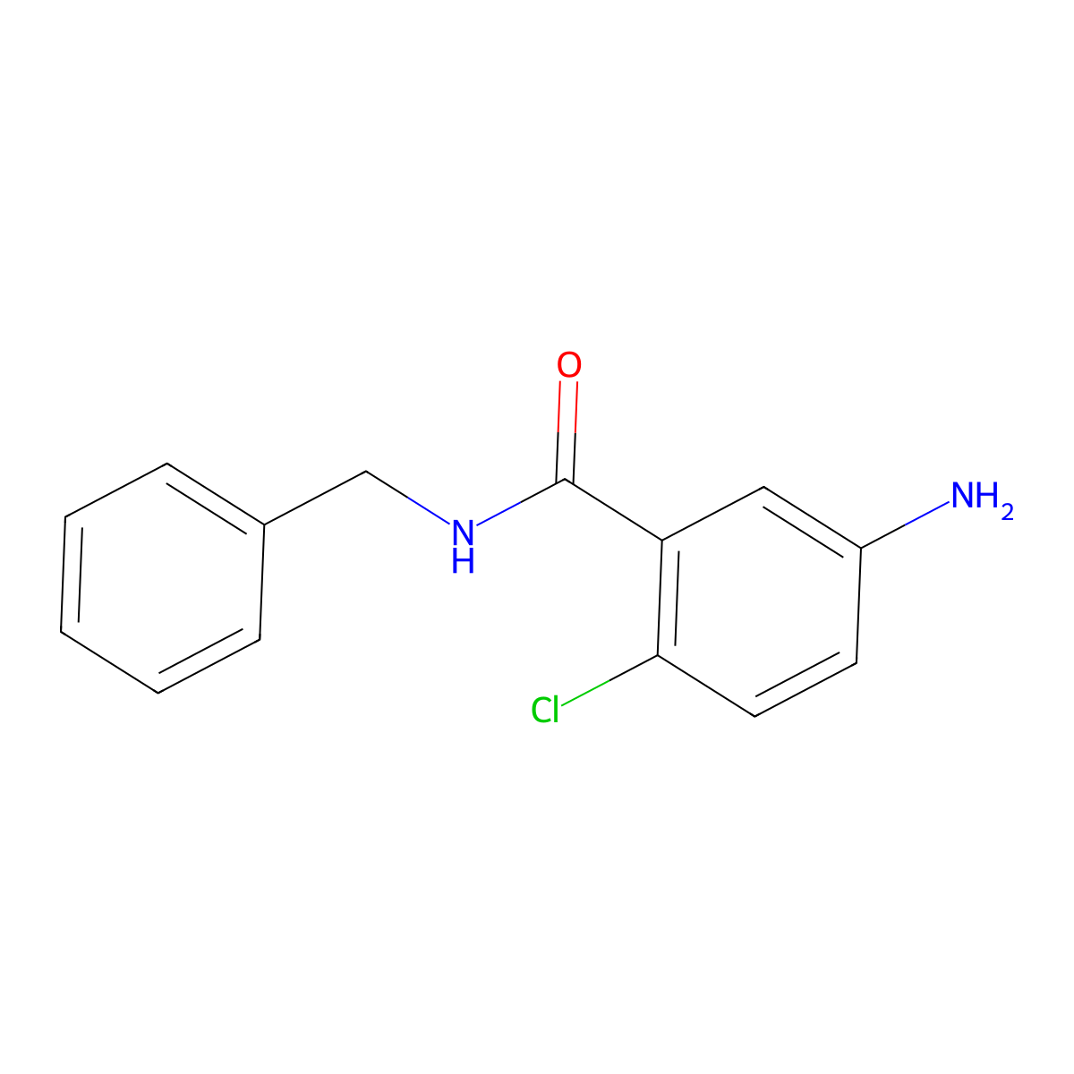 5-Amino-N-benzyl-2-chlorobenzamide molecular structure, CAS 154737-70-9