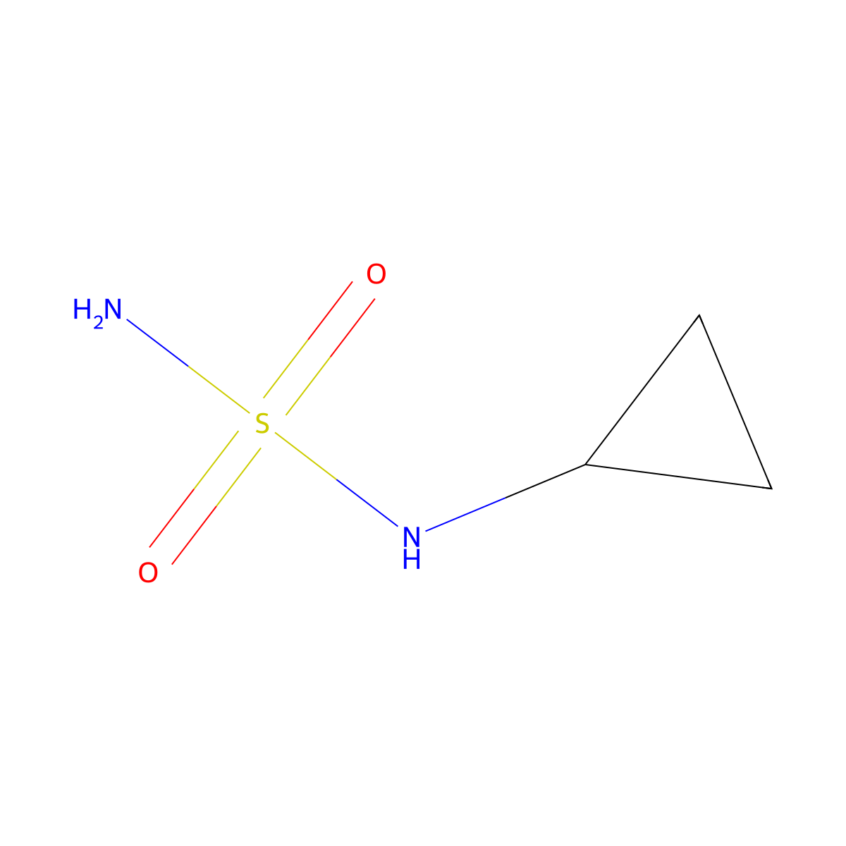 N-cyclopropylaminosulfonamide molecular structure, CAS 154743-01-8