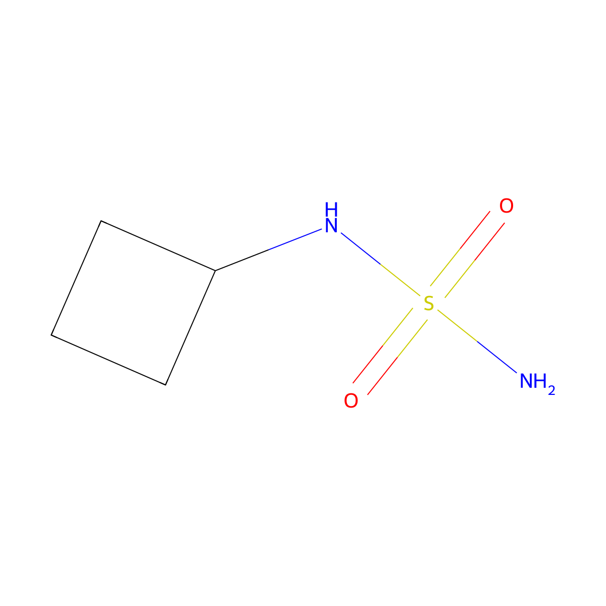 N-Cyclobutyl-sulfamide molecular structure, CAS 154743-03-0