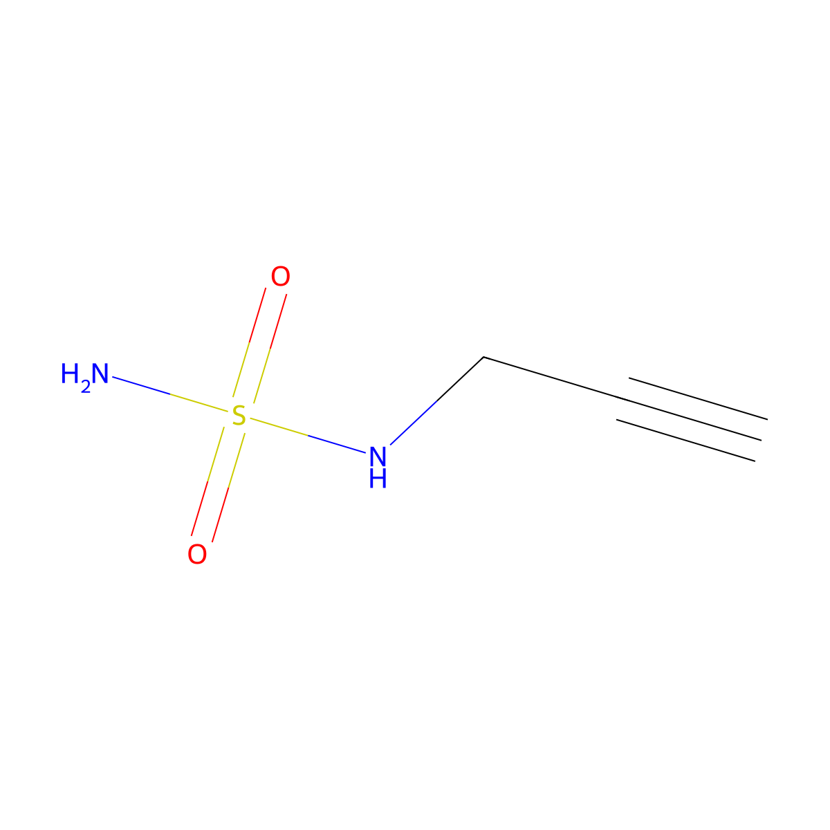(Prop-2-yn-1-yl)(sulfamoyl)amine molecular structure, CAS 154743-04-1