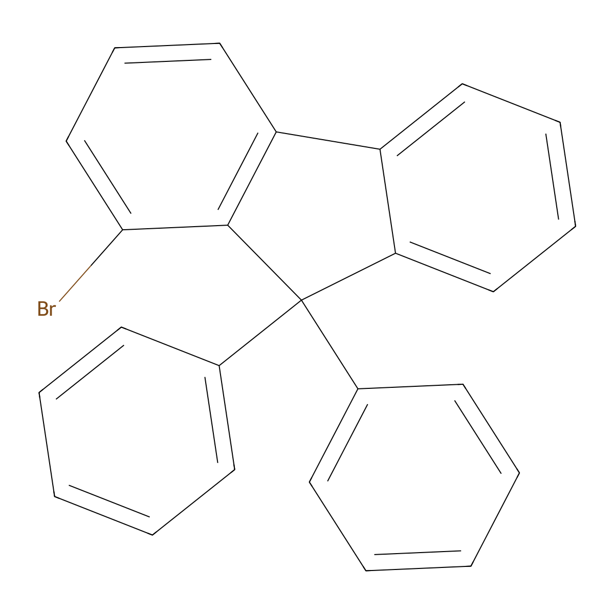 1-Bromo-9,9-diphenyl-9H-fluorene molecular structure, CAS 1547491-72-4