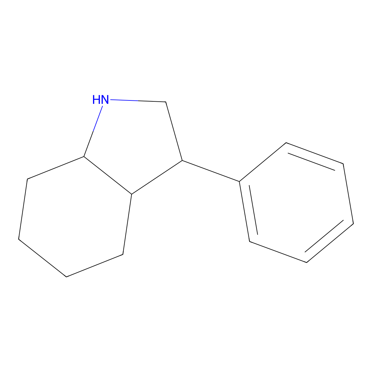 3-phenyl-octahydro-1H-indole molecular structure, CAS 154777-44-3