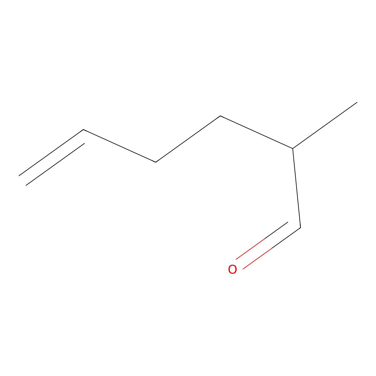 2-Methylhex-5-enal molecular structure, CAS 154779-70-1