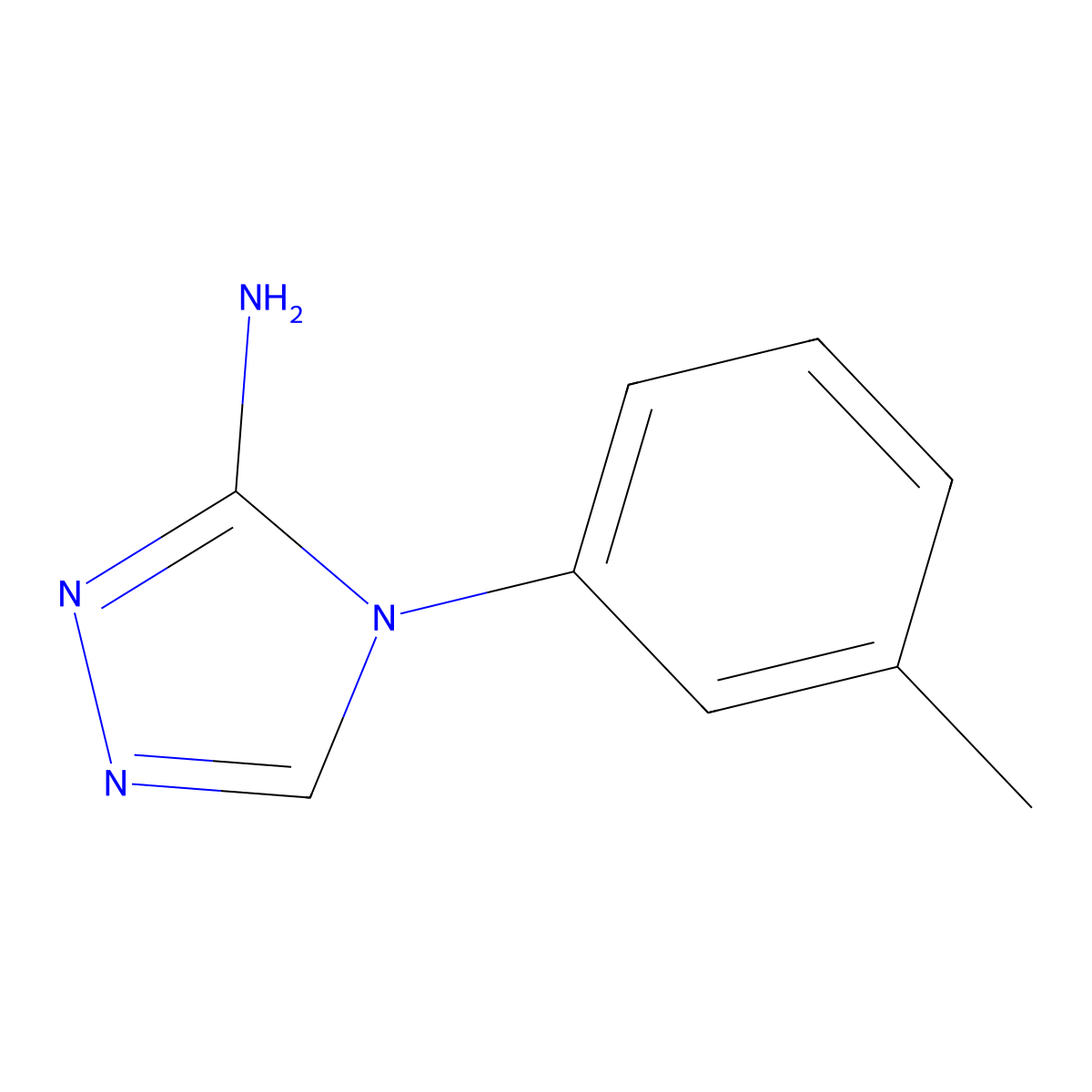 4-(m-tolyl)-4H-1,2,4-triazol-3-amine molecular structure, CAS 1547873-62-0