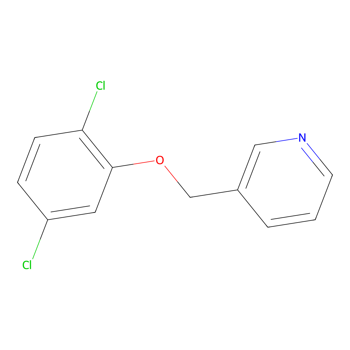3-(2,5-Dichlorophenoxymethyl)pyridine molecular structure, CAS 1547880-74-9