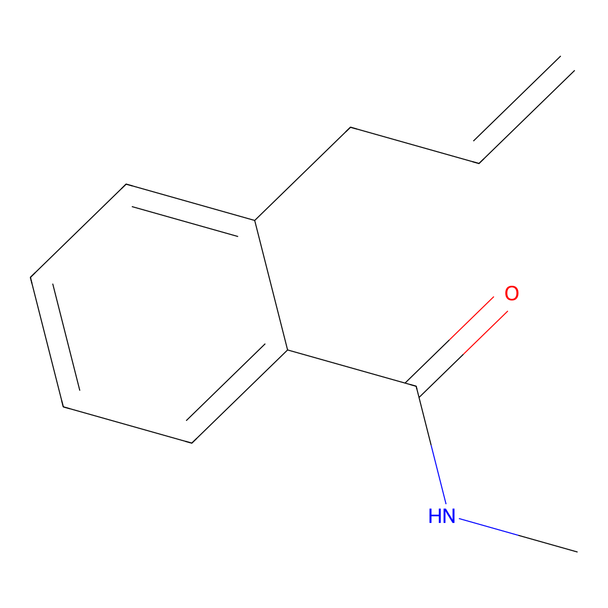 2-allyl-N-methylbenzamide molecular structure, CAS 15482-10-7