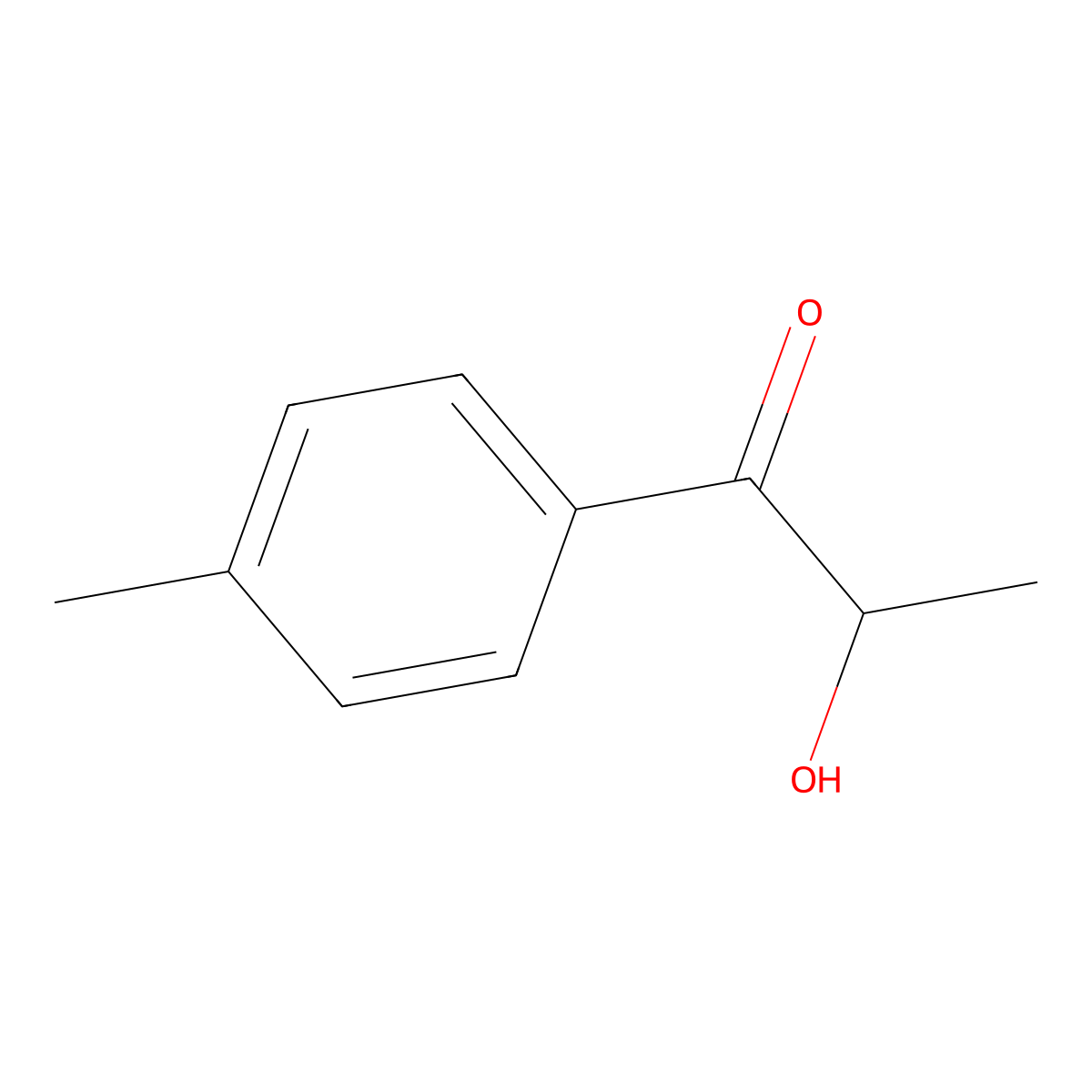 2-Hydroxy-1-(4-methylphenyl)-1-propanone molecular structure, CAS 15482-26-5
