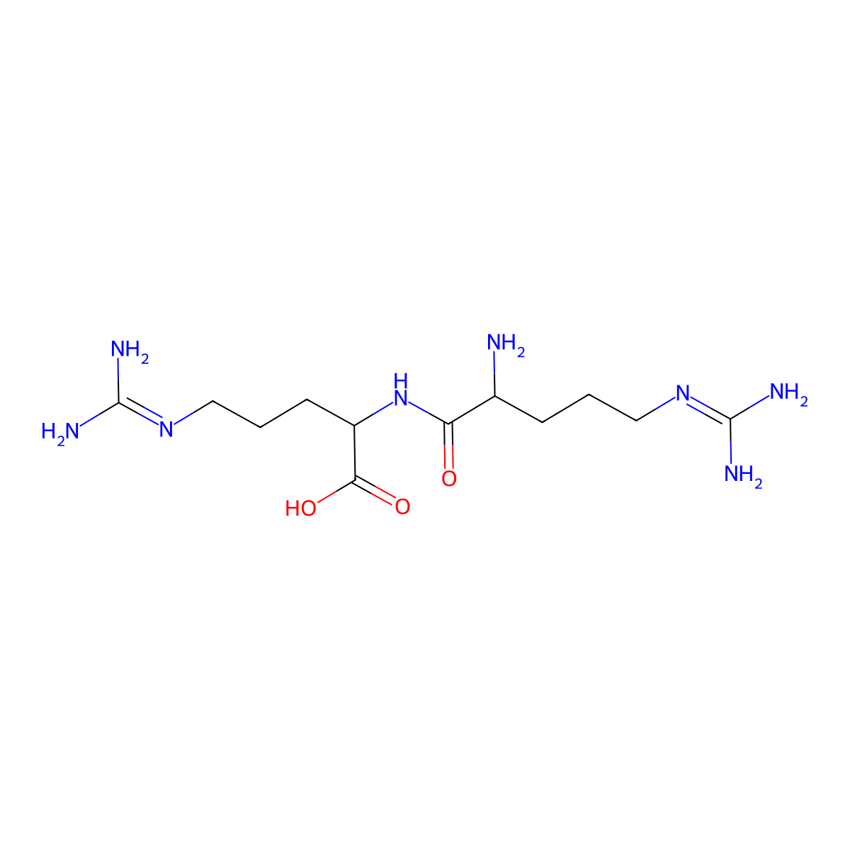 Arg-Arg molecular structure, CAS 15483-27-9