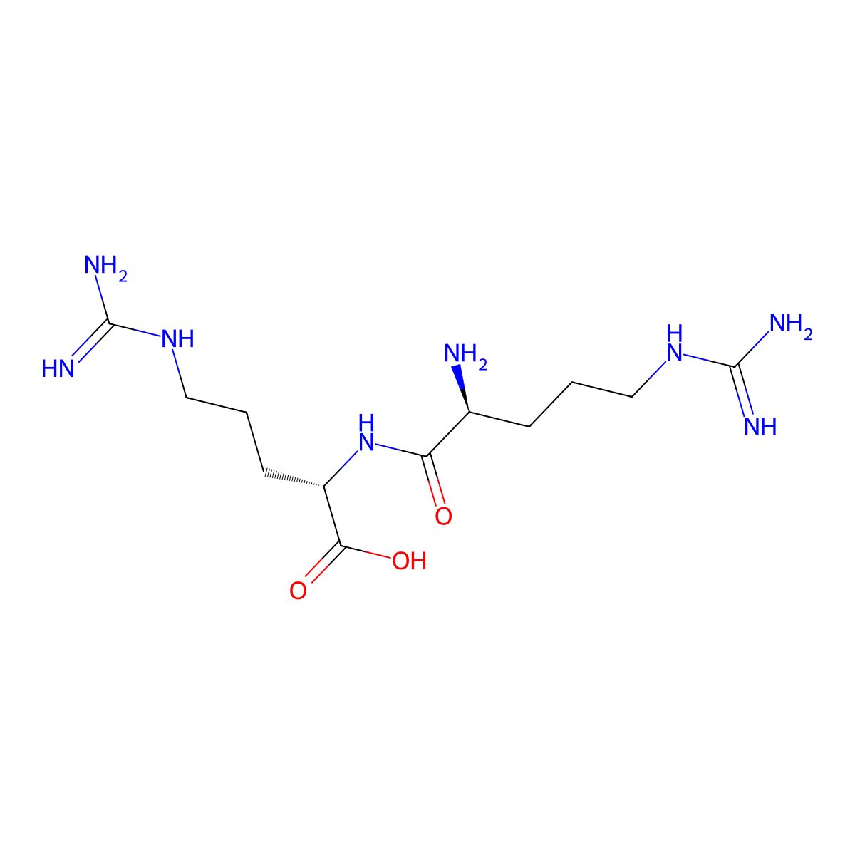 Arg-Arg molecular structure, CAS 15483-27-9