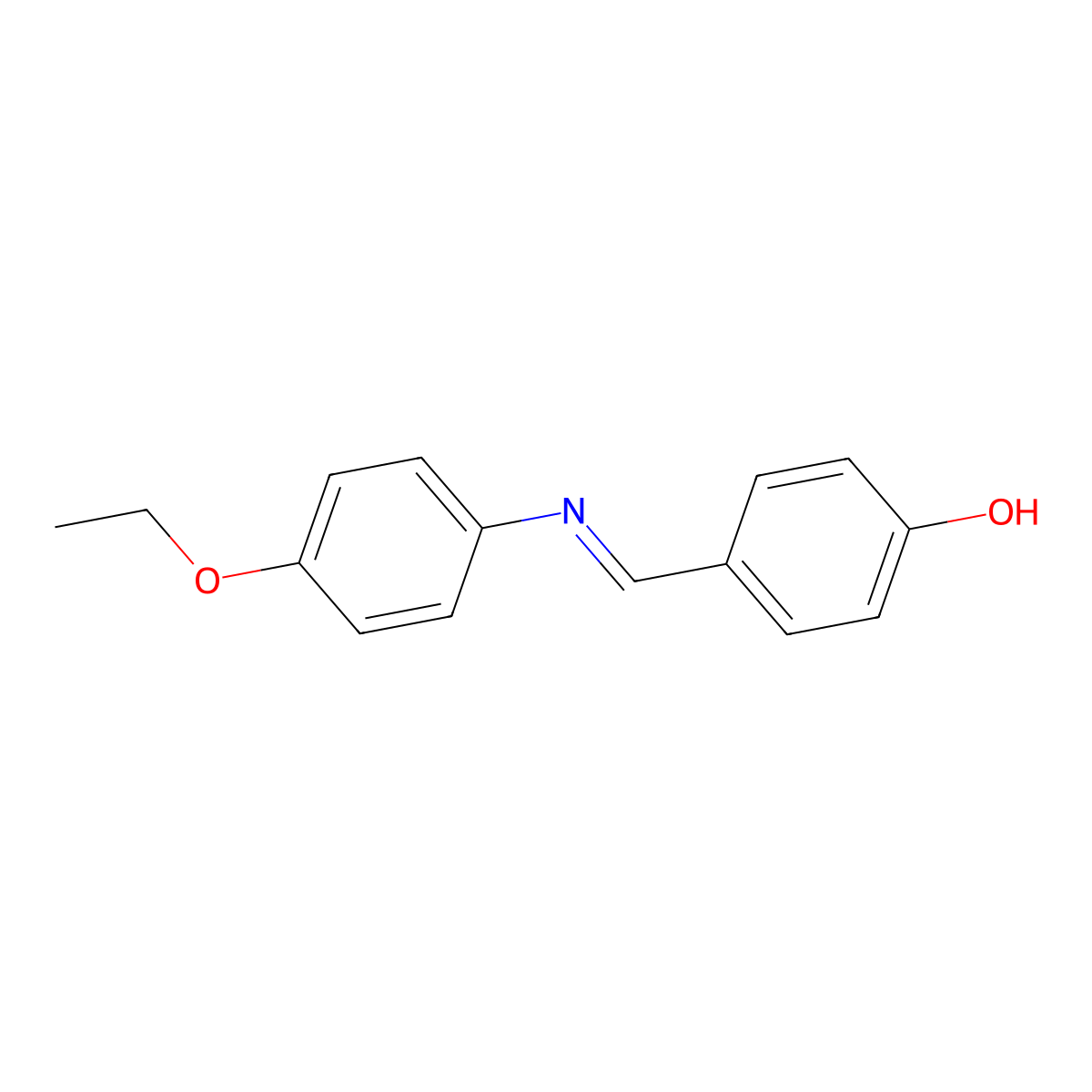 Alpha-(4-ethoxyphenylimino)-P-cresol molecular structure, CAS 15484-90-9