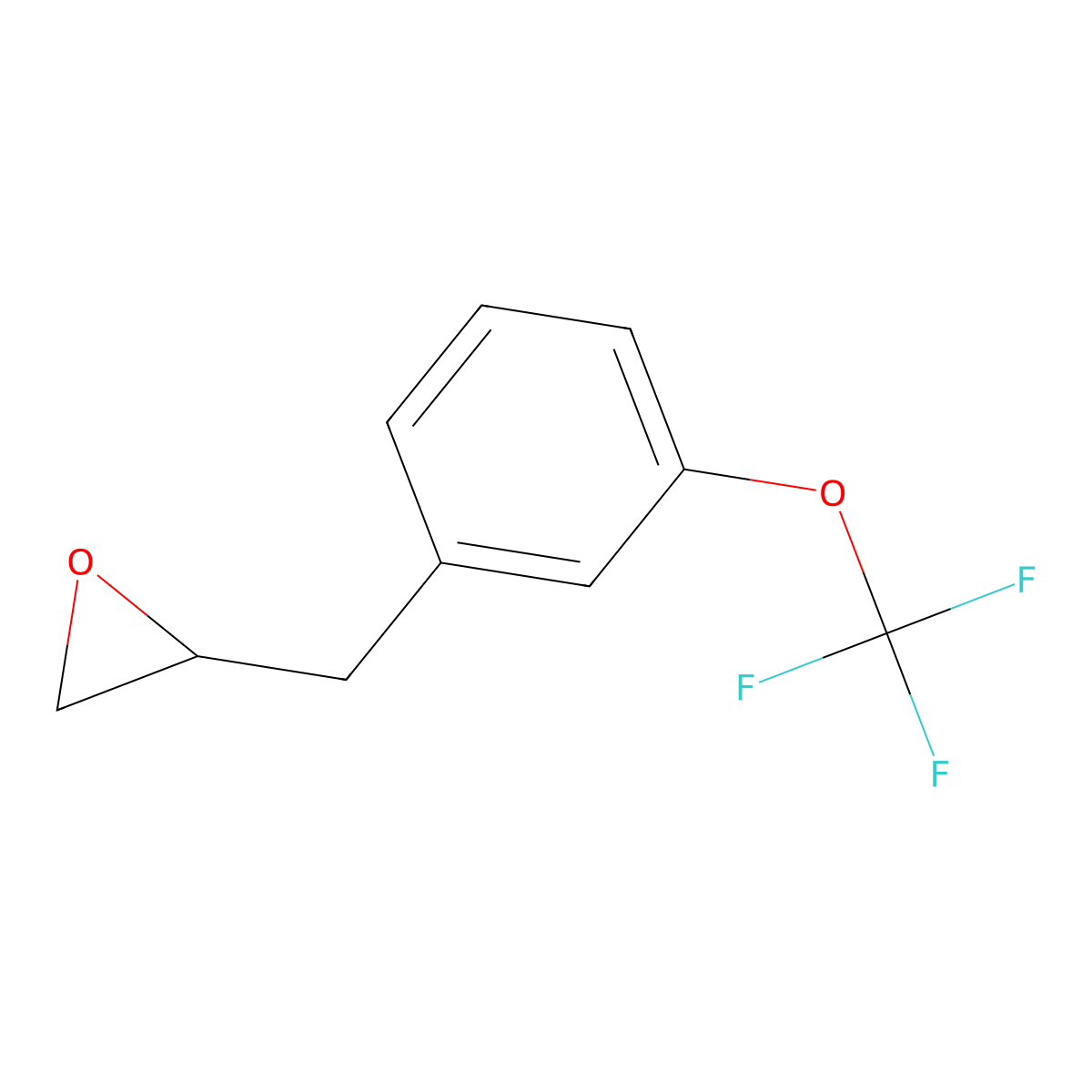 2-{[3-(Trifluoromethoxy)phenyl]methyl}oxirane molecular structure, CAS 1548436-53-8