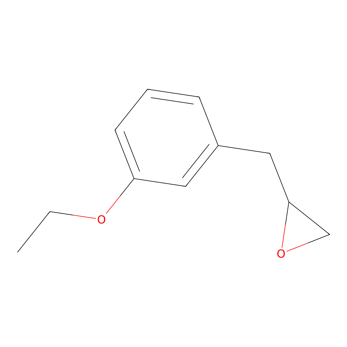 2-[(3-Ethoxyphenyl)methyl]oxirane molecular structure, CAS 1548436-73-2