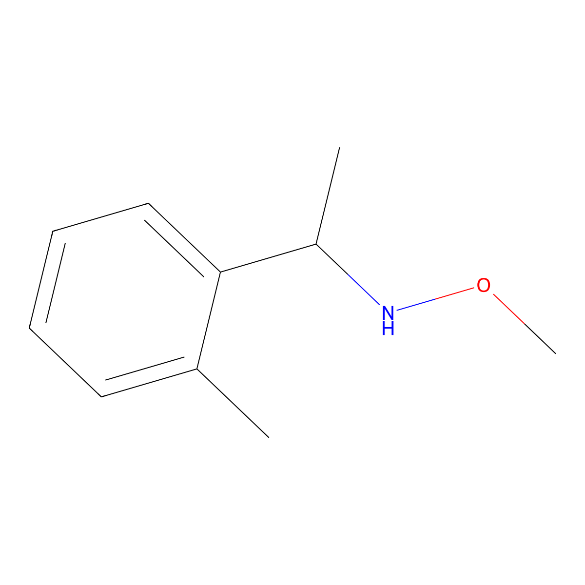 Methoxy[1-(2-methylphenyl)ethyl]amine molecular structure, CAS 1548672-02-1