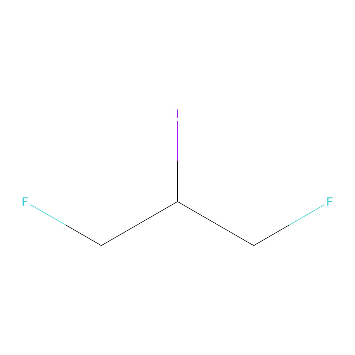 1,3-Difluoro-2-iodopropane molecular structure, CAS 154874-11-0