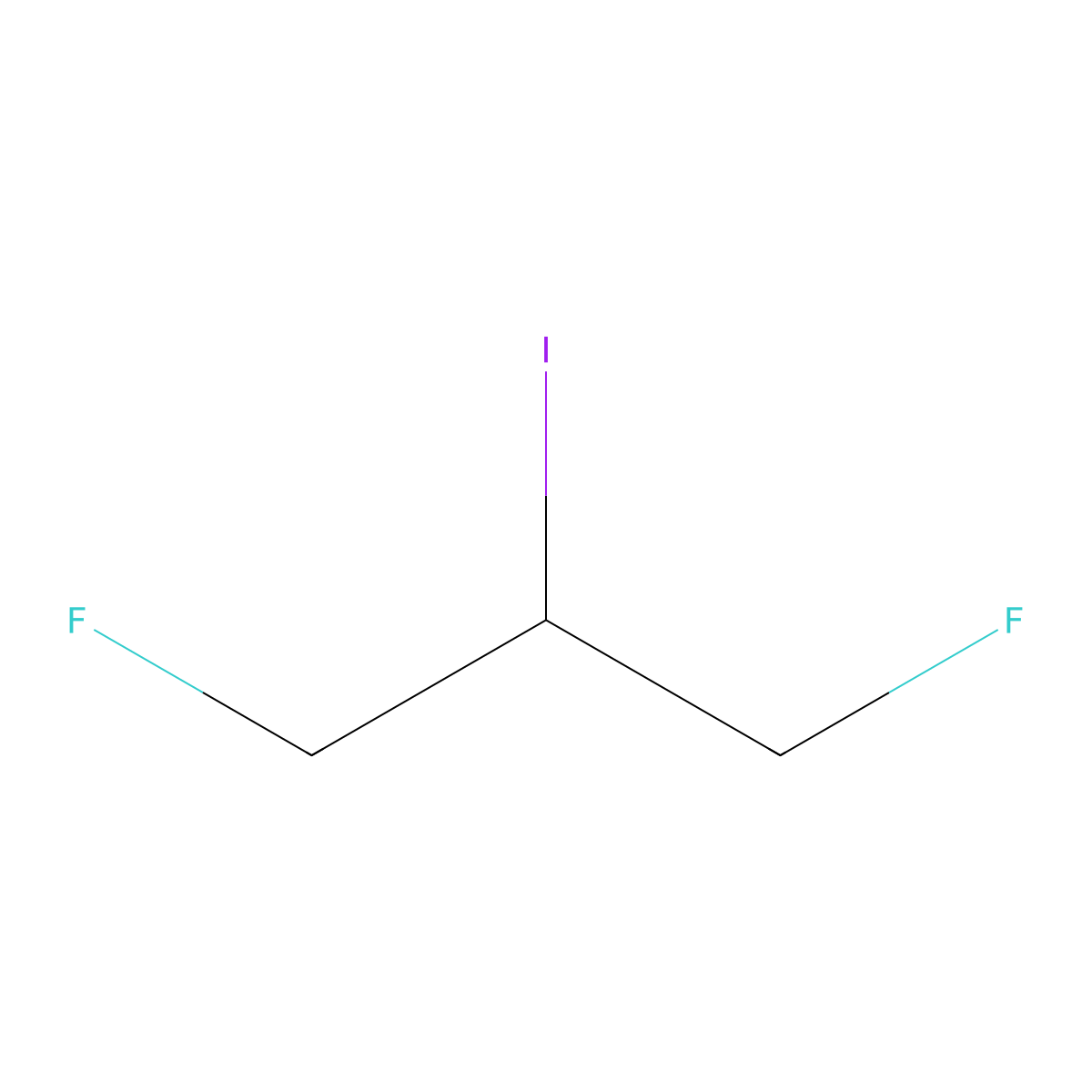 1,3-Difluoro-2-iodopropane molecular structure, CAS 154874-11-0