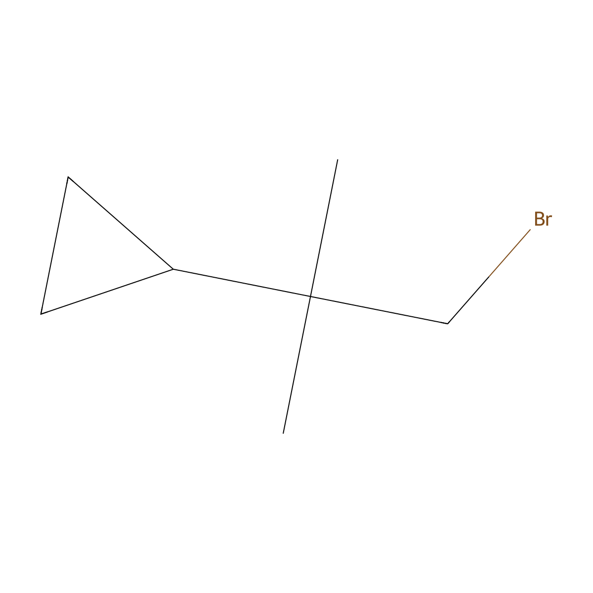 (1-Bromo-2-methylpropan-2-yl)cyclopropane molecular structure, CAS 1548766-22-8