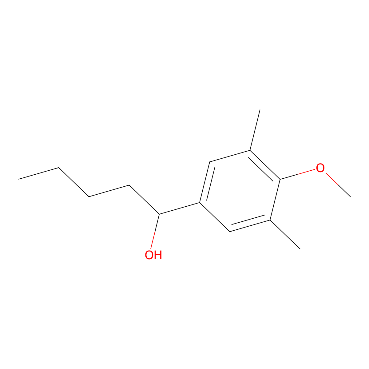 alpha-Butyl-4-methoxy-3,5-dimethylbenZenemethanol molecular structure, CAS 1548870-56-9