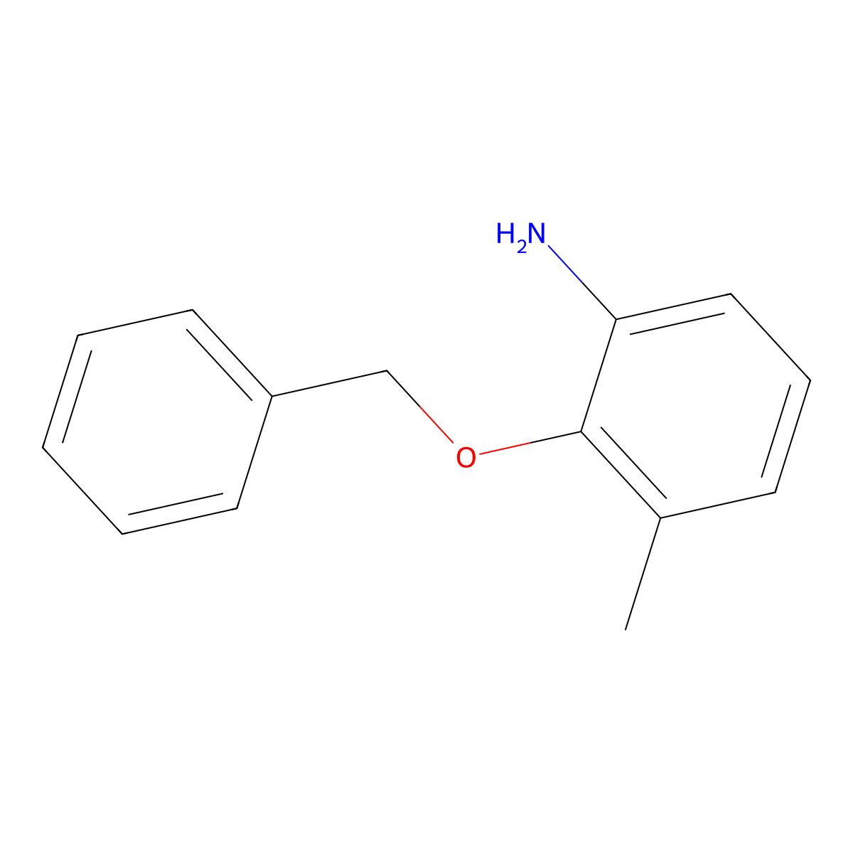 2-(Benzyloxy)-3-methylaniline molecular structure, CAS 1549000-38-5