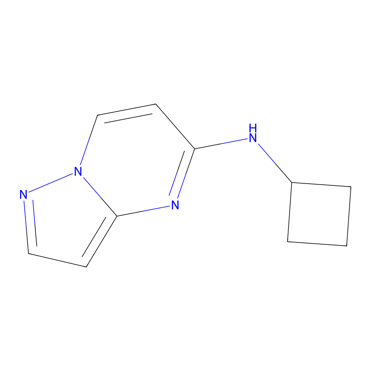 N-cyclobutylpyrazolo[1,5-a]pyrimidin-5-amine molecular structure, CAS 1549065-73-7