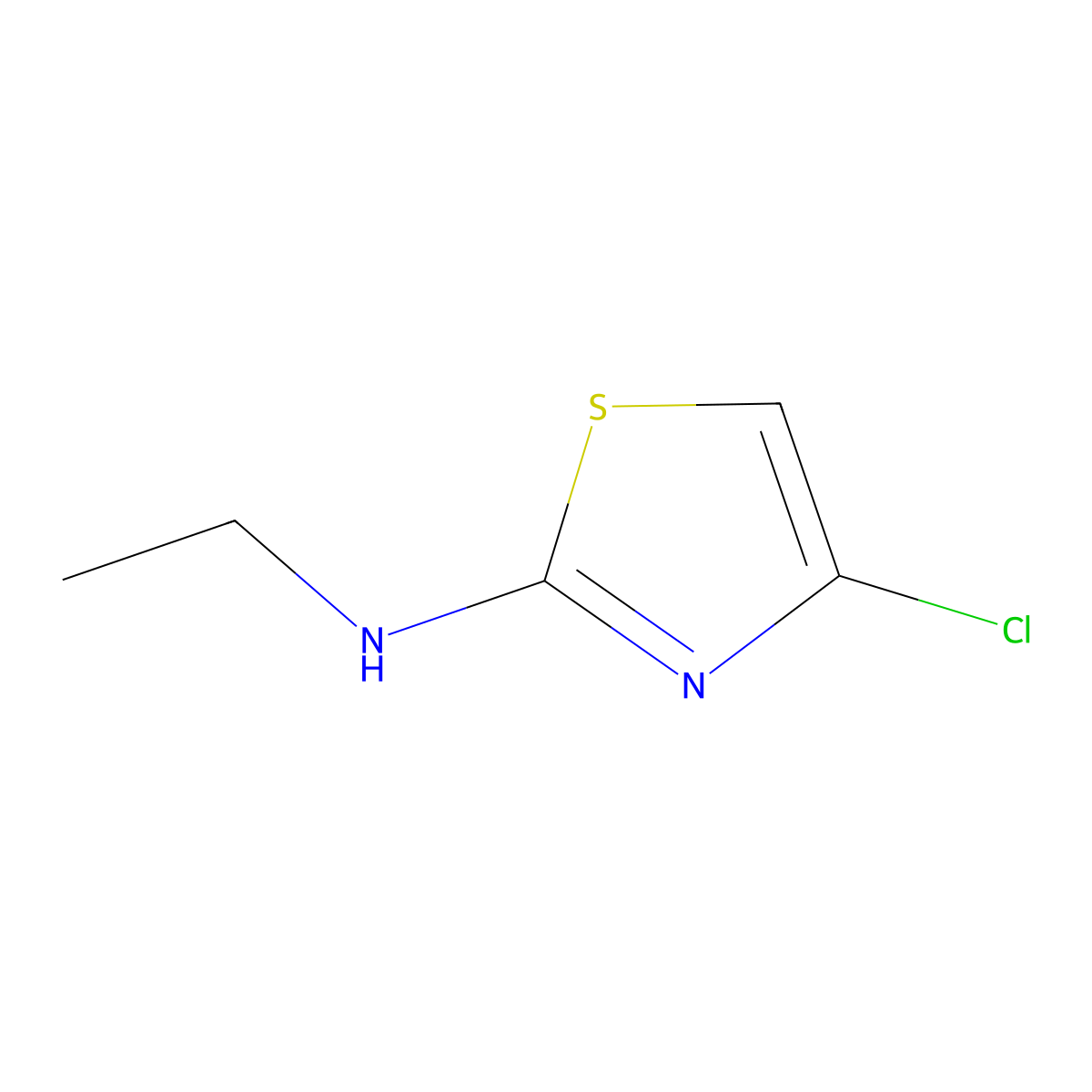 4-chloro-N-ethyl-1,3-thiazol-2-amine molecular structure, CAS 1549090-65-4