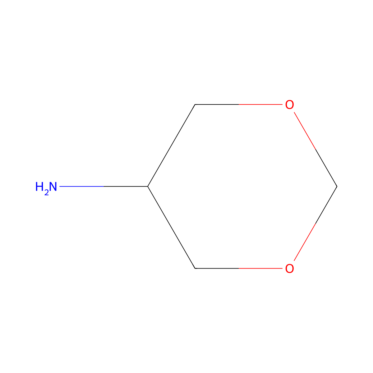 1,3-Dioxan-5-amine molecular structure, CAS 154917-36-9