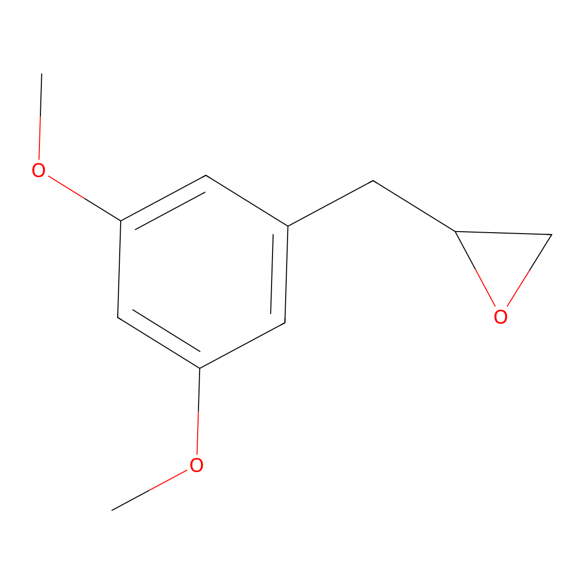 2-[(3,5-Dimethoxyphenyl)methyl]oxirane molecular structure, CAS 1549192-89-3