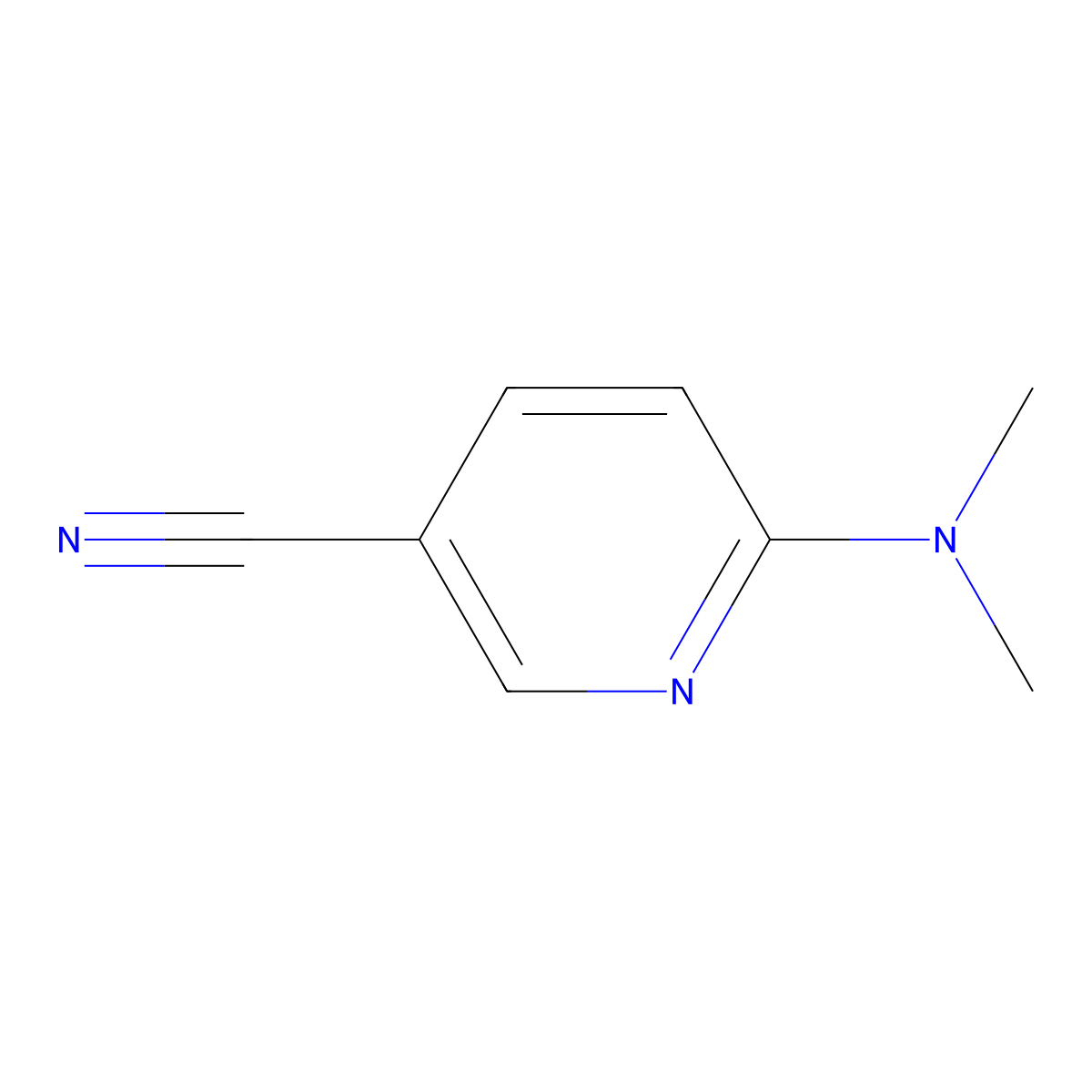 6-(Dimethylamino)pyridine-3-carbonitrile molecular structure, CAS 154924-17-1