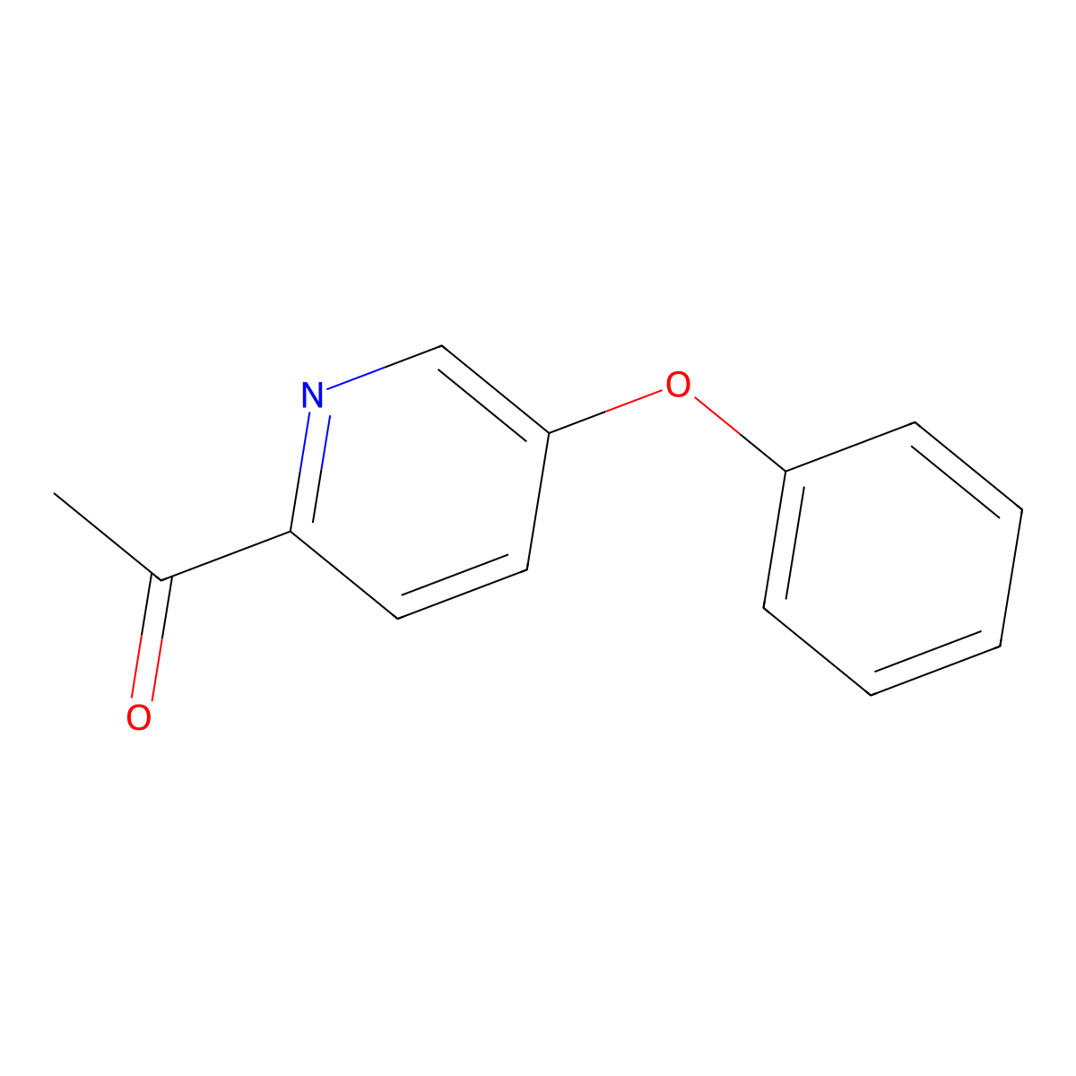 1-(5-Phenoxypyridin-2-yl)ethan-1-one molecular structure, CAS 1549259-16-6