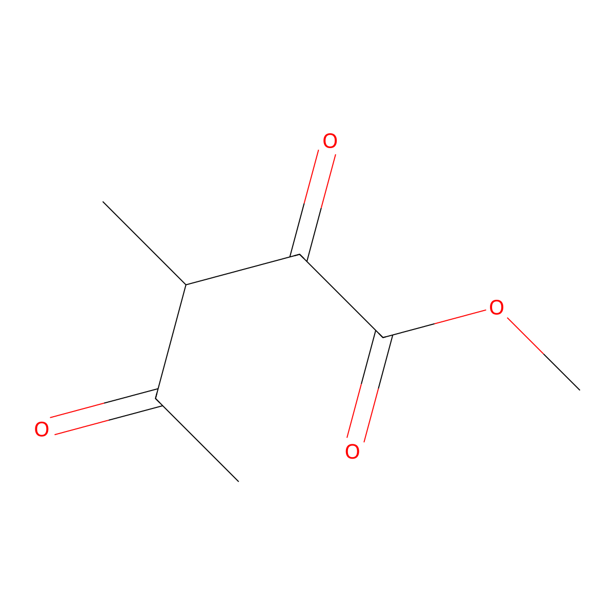 Methyl 3-methyl-2,4-dioxopentanoate molecular structure, CAS 1549305-15-8