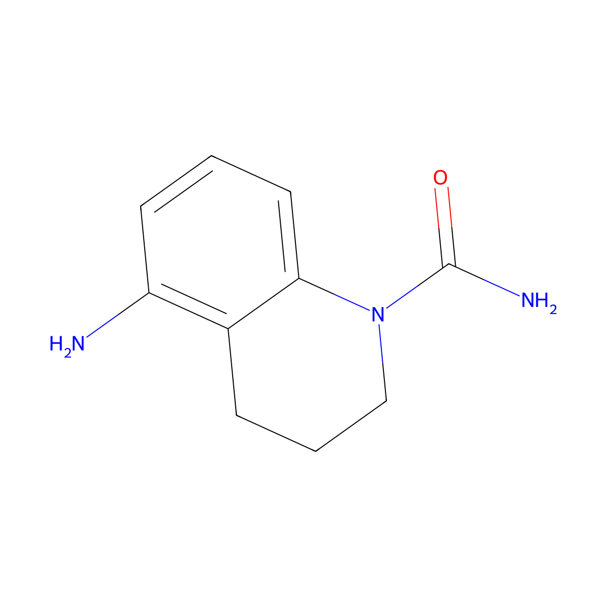5-Amino-1,2,3,4-tetrahydroquinoline-1-carboxamide molecular structure, CAS 1549342-83-7