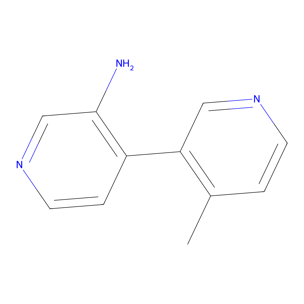 4-(4-Methyl-3-pyridinyl)pyridin-3-amine molecular structure, CAS 1549358-41-9