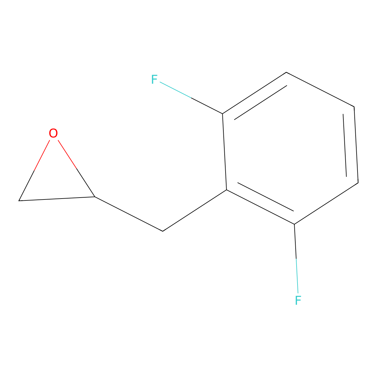 2-[(2,6-Difluorophenyl)methyl]oxirane molecular structure, CAS 1549604-72-9