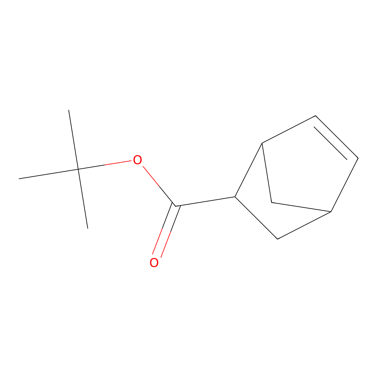 Bicyclo[2.2.1]hept-5-ene-2-carboxylic acid, 1,1-dimethylethyl ester molecular structure, CAS 154970-45-3