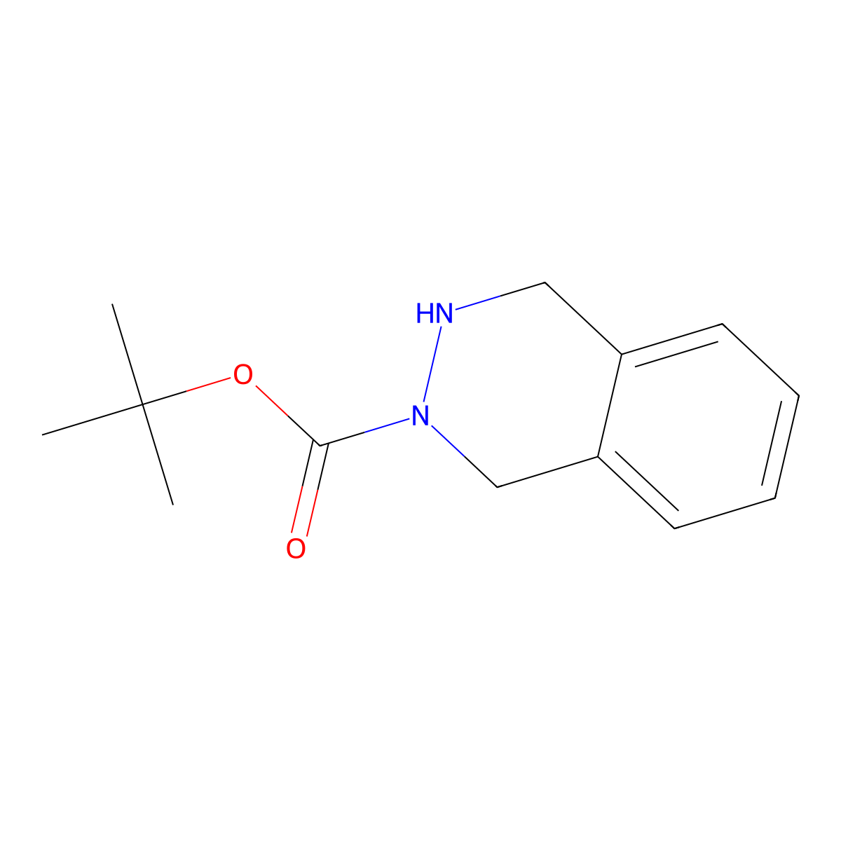 Tert-butyl 1,2,3,4-tetrahydrophthalazine-2-carboxylate molecular structure, CAS 154972-21-1