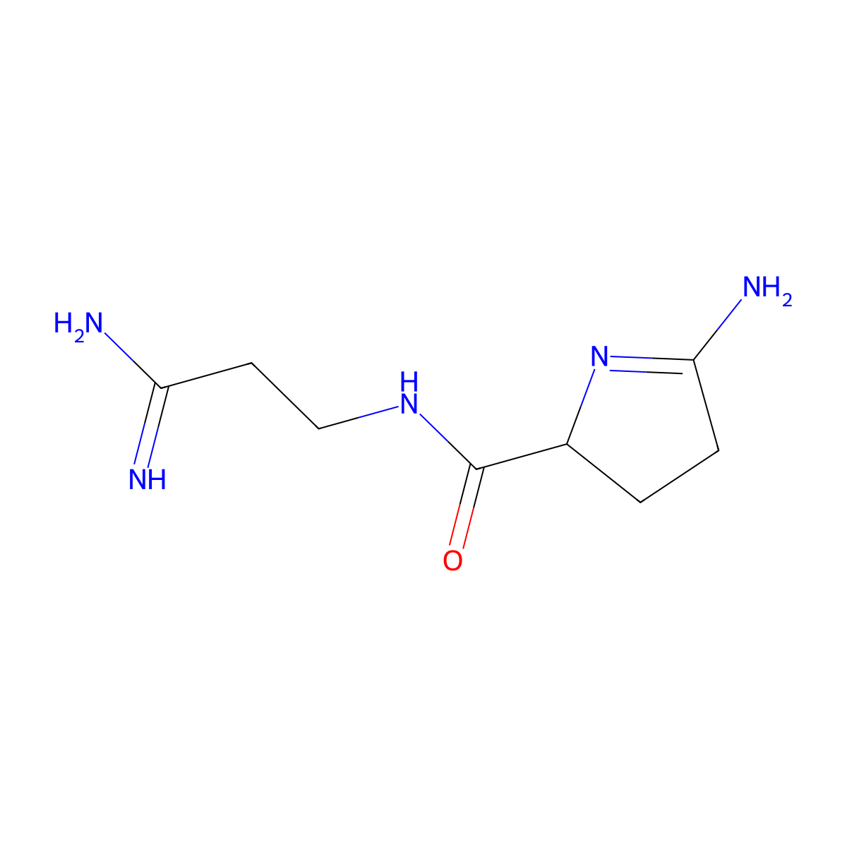 Noformicin, (+)- molecular structure, CAS 155-38-4