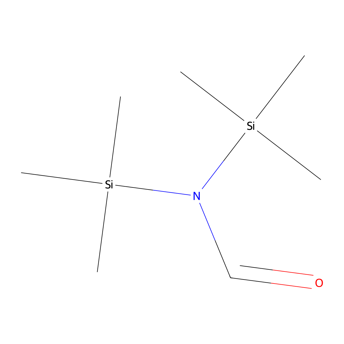 N,N-bis(trimethylsilyl)formamide molecular structure, CAS 15500-60-4