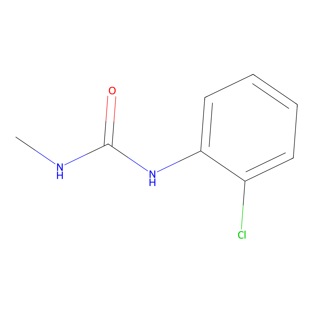 1-(2-Chlorophenyl)-3-methylurea molecular structure, CAS 15500-96-6