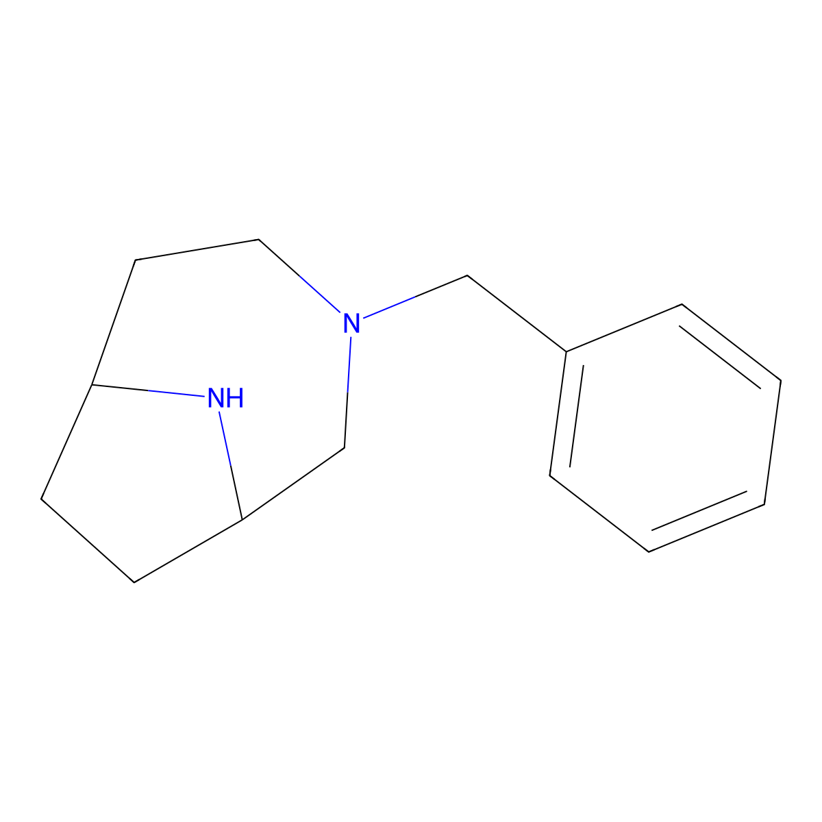 3-Benzyl-3,9-diaza-bicyclo[4.2.1]nonane molecular structure, CAS 1550033-40-3