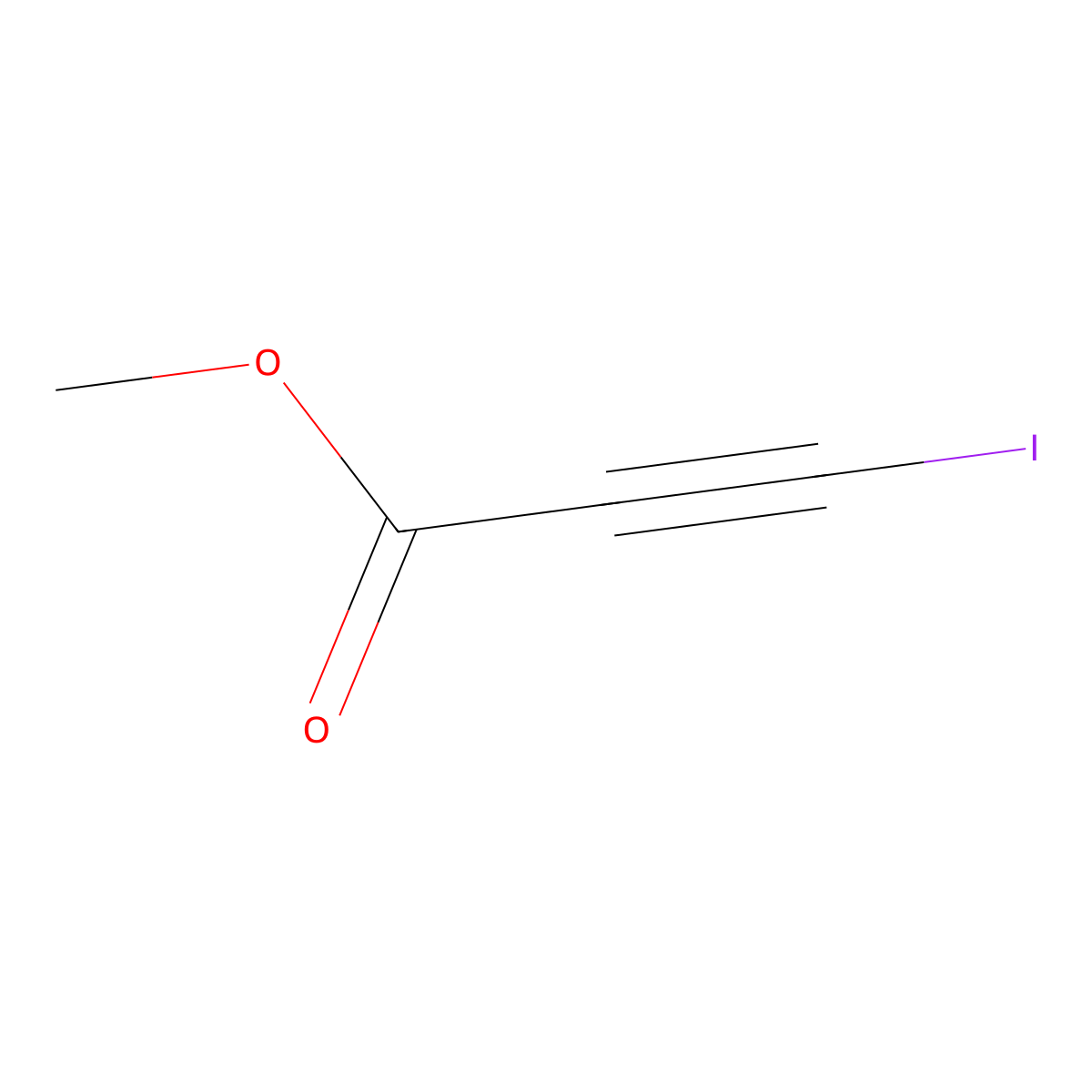 Methyl 3-iodopropiolate molecular structure, CAS 155004-90-3