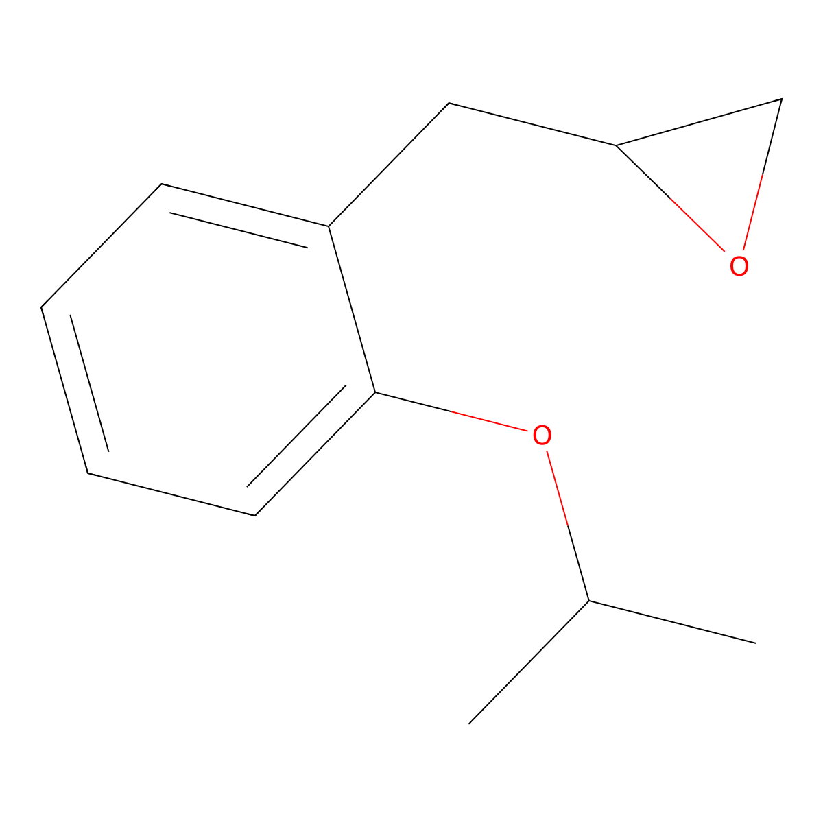 2-{[2-(Propan-2-yloxy)phenyl]methyl}oxirane molecular structure, CAS 1550056-41-1