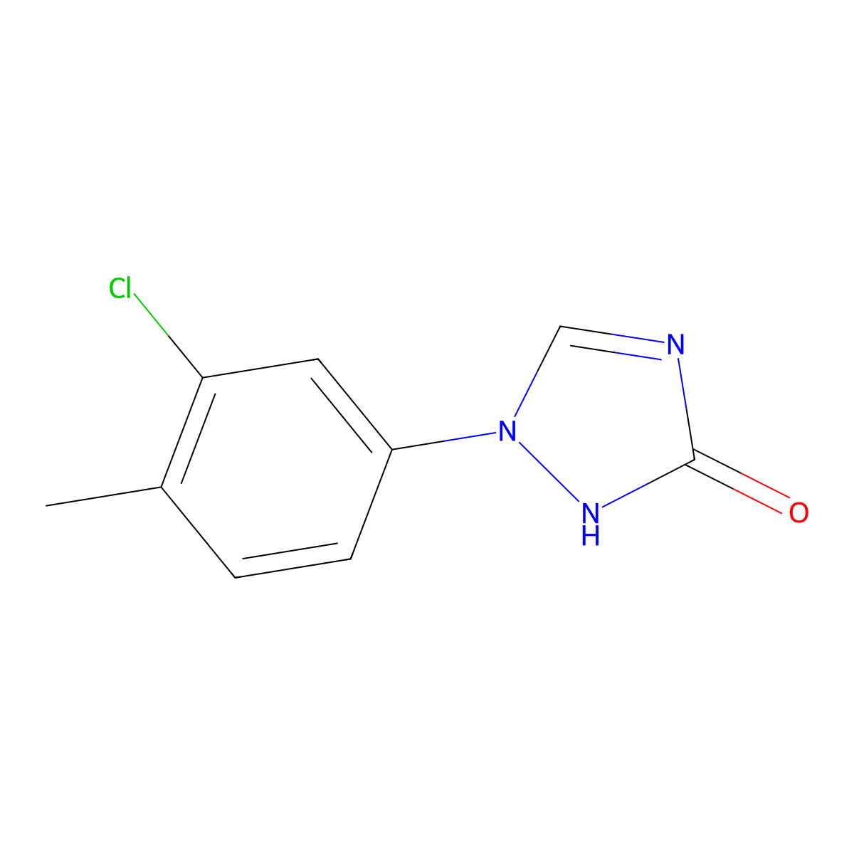 1-(3-chloro-4-methylphenyl)-1H-1,2,4-triazol-3-ol molecular structure, CAS 1550080-15-3